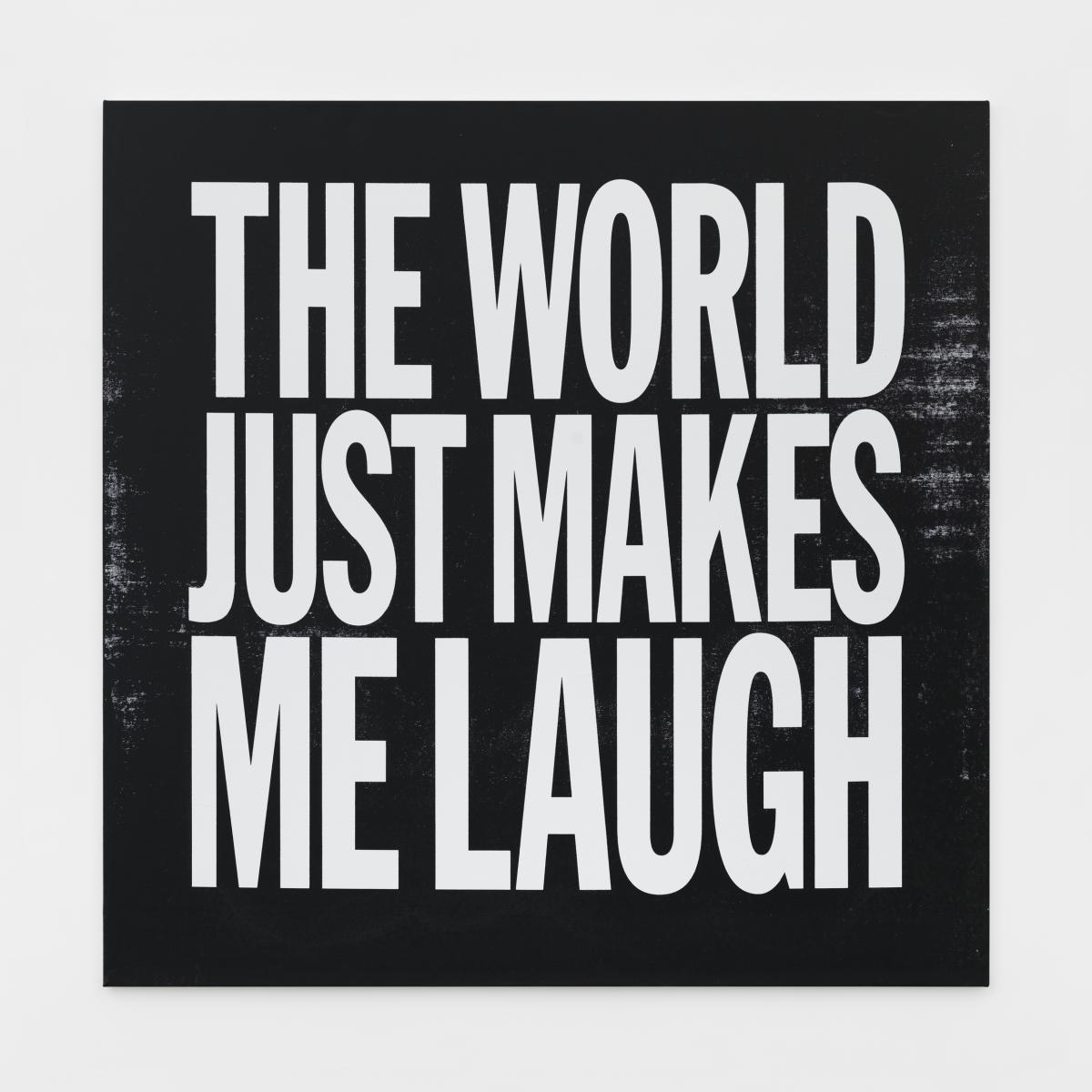 John Giorno - The World Just Makes Me Laugh, 2012