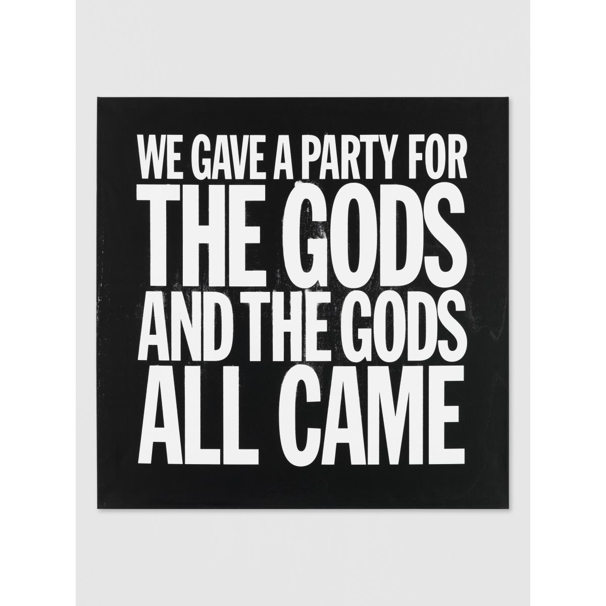John Giorno - We Gave A Party For The Gods And The Gods All Came, 2015